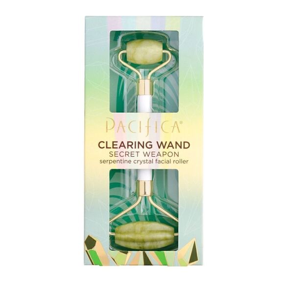 Pacifica Clearing Wand Serpentine Crystal Facial Roller NIB - Picture 1 of 6